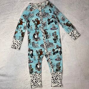 Disney 101 Dalmatian Bamboo Zippe 3-6months
